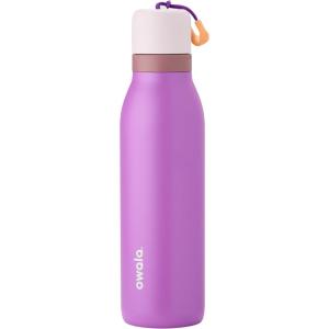 imageOwala FreeSip Twist Insulated Stainless Steel Water Bottle with Straw for Sports and Travel BPAFree 18oz MintWhite Iced BreezeCalifornia Grapevine