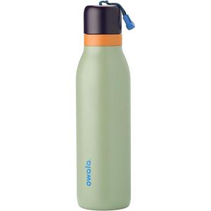 imageOwala FreeSip Twist Insulated Stainless Steel Water Bottle with Straw for Sports and Travel BPAFree 18oz MintWhite Iced BreezeCamo Cool