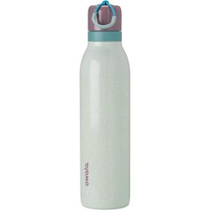 imageOwala FreeSip Twist Insulated Stainless Steel Water Bottle with Straw for Sports and Travel BPAFree 18oz MintWhite Iced BreezeConfetti