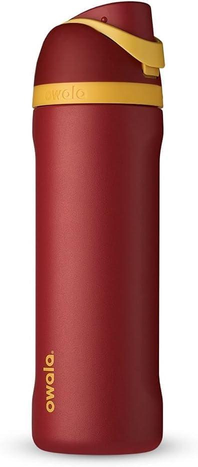 imageOwala Disney Princess FreeSip Insulated Stainless Steel Water Bottle with Straw for Sports and Travel BPAFree Sports Water Bottle 24 oz ArielGryffindor