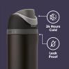 imageOwala Disney Princess FreeSip Insulated Stainless Steel Water Bottle with Straw for Sports and Travel BPAFree Sports Water Bottle 24 oz ArielBlack Panther