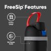 imageOwala Disney Princess FreeSip Insulated Stainless Steel Water Bottle with Straw for Sports and Travel BPAFree Sports Water Bottle 24 oz ArielDarth Vader