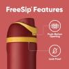 imageOwala Disney Princess FreeSip Insulated Stainless Steel Water Bottle with Straw for Sports and Travel BPAFree Sports Water Bottle 24 oz ArielGryffindor
