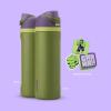 imageOwala Disney Princess FreeSip Insulated Stainless Steel Water Bottle with Straw for Sports and Travel BPAFree Sports Water Bottle 24 oz ArielHulk