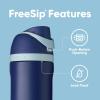 imageOwala Disney Princess FreeSip Insulated Stainless Steel Water Bottle with Straw for Sports and Travel BPAFree Sports Water Bottle 24 oz ArielRavenclaw