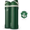 imageOwala Disney Princess FreeSip Insulated Stainless Steel Water Bottle with Straw for Sports and Travel BPAFree Sports Water Bottle 24 oz ArielSlytherin