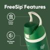 imageOwala Disney Princess FreeSip Insulated Stainless Steel Water Bottle with Straw for Sports and Travel BPAFree Sports Water Bottle 24 oz ArielSlytherin