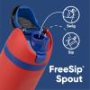 imageOwala Disney Princess FreeSip Insulated Stainless Steel Water Bottle with Straw for Sports and Travel BPAFree Sports Water Bottle 24 oz ArielSpiderman
