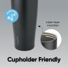 imageOwala FreeSip Tumbler  Stainless Steel40ozOrangeTanSparkling SherbetVery  Very Dark