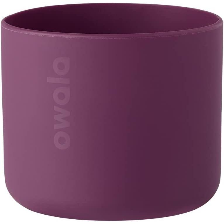 imageOwala Silicone Water Bottle Boot AntiSlip Protective Sleeve for Water Bottle Protects FreeSip and Flip Stainless Steel Water Bottles 32 Oz MintPurple