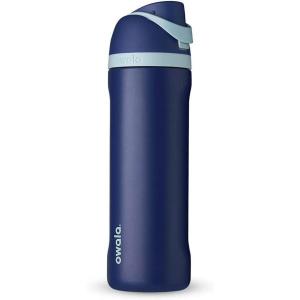 imageOwala Harry Potter FreeSip Insulated Stainless Steel Water Bottle with Straw BPAFree Sports Water Bottle Great for Travel 24 oz HufflepuffRavenclaw