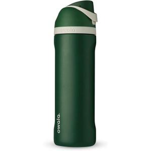 imageOwala Harry Potter FreeSip Insulated Stainless Steel Water Bottle with Straw BPAFree Sports Water Bottle Great for Travel 24 oz HufflepuffSlytherin