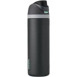 imageOwala Kids FreeSip Insulated Stainless Steel Water Bottle with Straw for Sports Travel and School BPAFree Sports Water Bottle 16 oz Mint ChocolateFoggy Tide