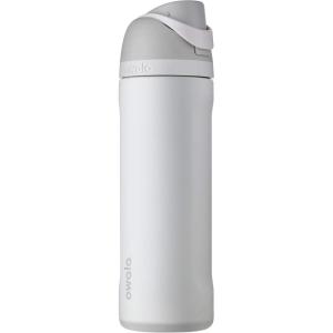 imageOwala Kids FreeSip Insulated Stainless Steel Water Bottle with Straw for Sports Travel and School BPAFree Sports Water Bottle 16 oz Mint ChocolateShy Marshmallow