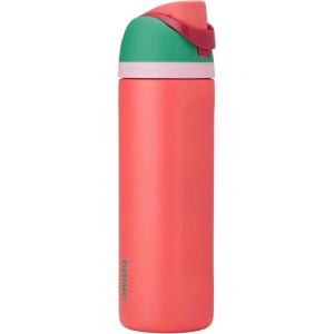imageOwala Kids FreeSip Insulated Stainless Steel Water Bottle with Straw for Sports Travel and School BPAFree Sports Water Bottle 16 oz Mint ChocolateStrawberry Field