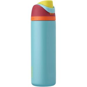imageOwala Kids FreeSip Insulated Stainless Steel Water Bottle with Straw for Sports Travel and School BPAFree Sports Water Bottle 16 oz Mint ChocolateSummer Sweetness