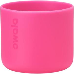 imageOwala Silicone Water Bottle Boot AntiSlip Protective Sleeve for Water Bottle Protects FreeSip and Flip Stainless Steel Water Bottles 32 Oz MintBright Pink
