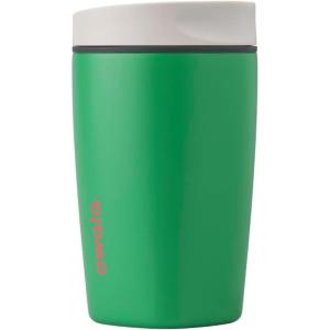 imageOwala SmoothSip Slider Insulated Stainless Steel Coffee Tumbler Reusable Iced Coffee Cup Hot Coffee Travel Mug BPA Free 12 oz GreyBlue Beachy BreezeSour Apple