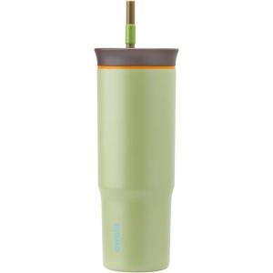imageOwala Stainless Steel Triple Layer Insulated Travel Tumbler with Spill Resistant Lid Straw and Carry Handle BPA Free 40 oz Gray Iced TeaBrave Adventures