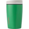 imageOwala SmoothSip Slider Stainless Steel Insulated Travel Mug with handle 100 Leak Proof For Hot and Cold Drinks Travel Friendly with Sliding Lock Lid 12oz BPA Free Leak Proof Cozy CocoaSour Apple