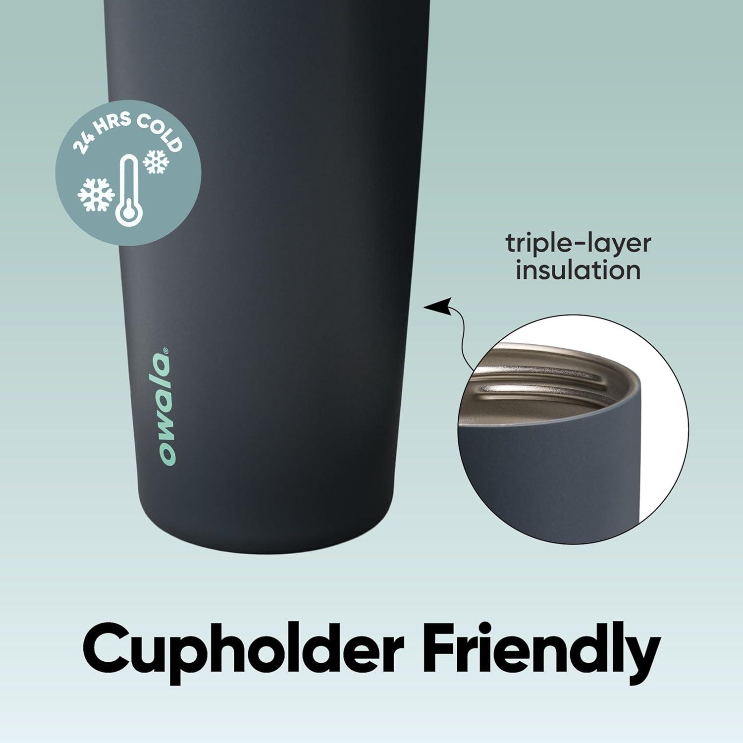 imageOwala FreeSip Sway  Stainless Steel  30oz  MintWhite Iced Breeze AmazonFoggy Tide
