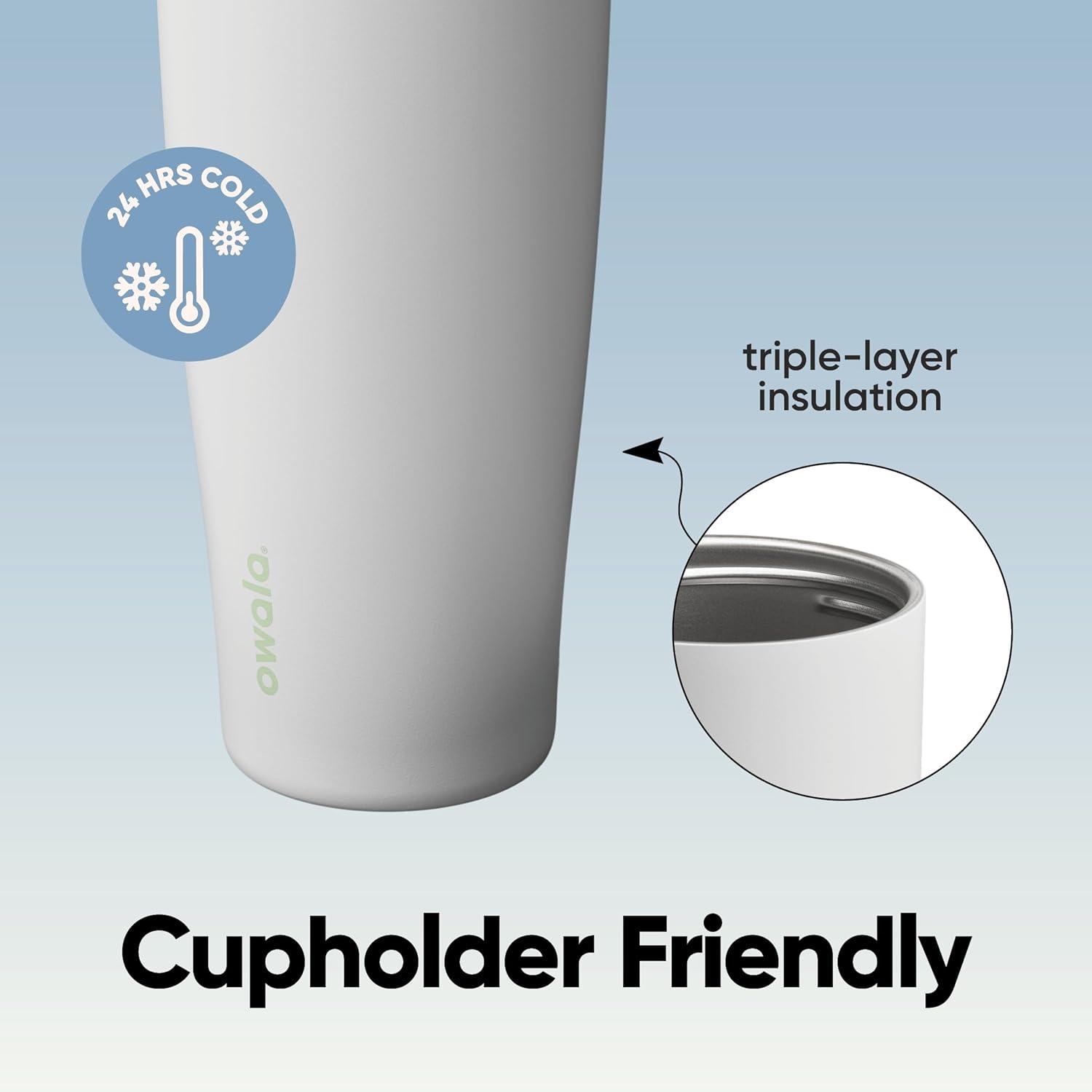 imageOwala FreeSip Sway  Stainless Steel  30oz  MintWhite Iced Breeze AmazonIced Breeze