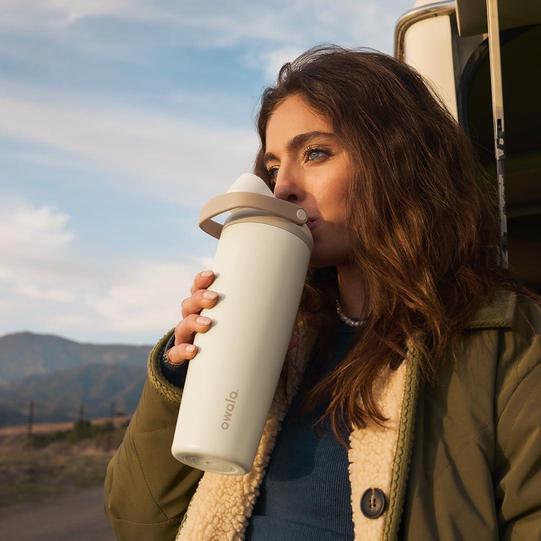 imageOwala FreeSip Sway  Stainless Steel  30oz  MintWhite Iced Breeze AmazonLightly Toasted