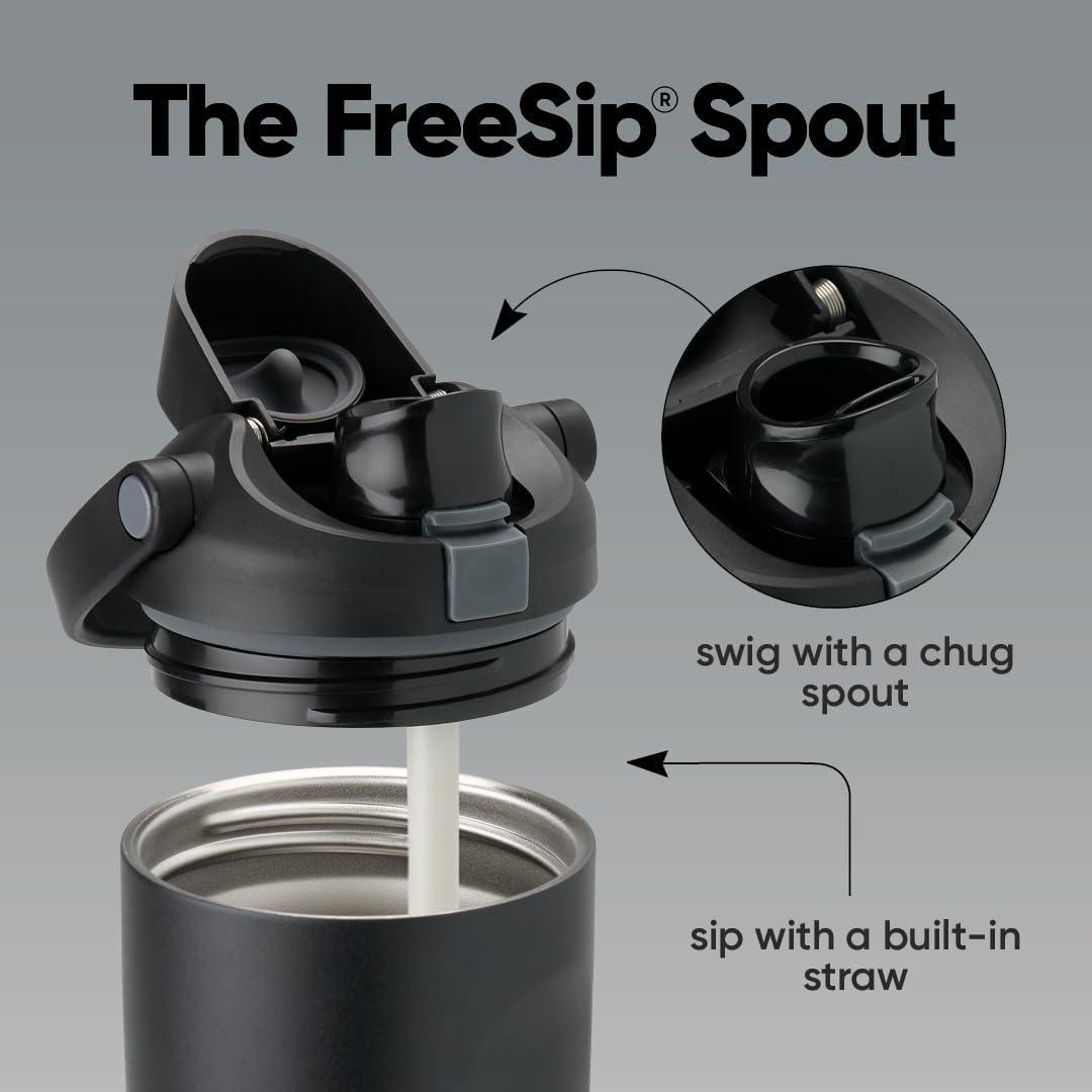 imageOwala FreeSip Sway  Stainless Steel  30oz  MintWhite Iced Breeze AmazonVery  Very Dark