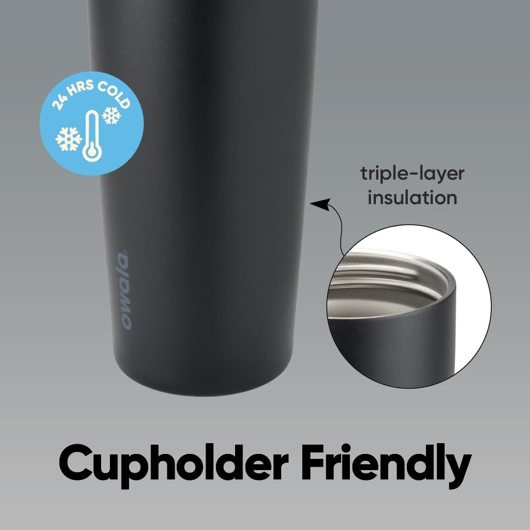 imageOwala FreeSip Sway  Stainless Steel  30oz  MintWhite Iced Breeze AmazonVery  Very Dark