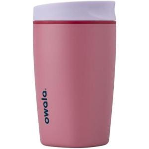 imageOwala SmoothSip Slider Insulated Stainless Steel Coffee Tumbler Reusable Iced Coffee Cup Hot Coffee Travel Mug BPA Free 20 oz In BloomCrochet Queen