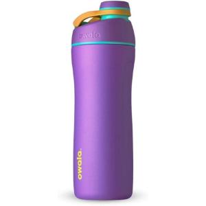 imageOwala Twist Stainless Steel Drinking Bottle with Screw Cap 560 ml Hint of GrapeHint of Grape