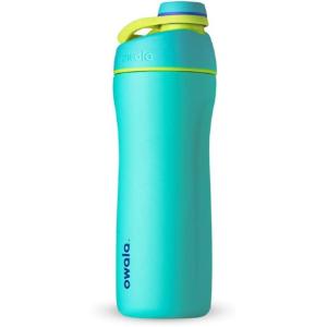imageOwala Twist Stainless Steel Drinking Bottle with Screw Cap 560 ml Hint of GrapeNeon Basil