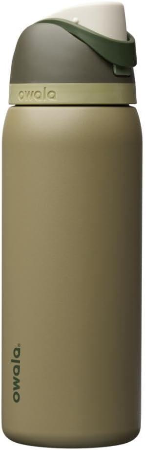 imageOwala FreeSip Insulated Stainless Steel Water Bottle with Straw BPAFree Sports Water Bottle Great for Travel 24 Oz Black CherryOff Road
