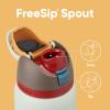 imageOwala FreeSip Insulated Stainless Steel Water Bottle with Straw BPAFree Sports Water Bottle Great for Travel 24 Oz Black CherryBoneyard
