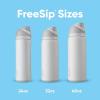 imageOwala FreeSip Insulated Stainless Steel Water Bottle with Straw BPAFree Sports Water Bottle Great for Travel 24 Oz Black CherryCandy Store