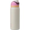 imageOwala FreeSip Insulated Stainless Steel Water Bottle with Straw BPAFree Sports Water Bottle Great for Travel 24 Oz Black CherryDaybreak
