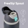 imageOwala FreeSip Insulated Stainless Steel Water Bottle with Straw BPAFree Sports Water Bottle Great for Travel 24 Oz Black CherryFoggy Tide