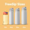 imageOwala FreeSip Insulated Stainless Steel Water Bottle with Straw BPAFree Sports Water Bottle Great for Travel 24 Oz Black CherryMisty Horizons