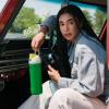 imageOwala FreeSip Insulated Stainless Steel Water Bottle with Straw BPAFree Sports Water Bottle Great for Travel 24 Oz Black CherryPutting Green