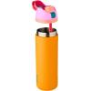 imageOwala FreeSip Insulated Stainless Steel Water Bottle with Straw BPAFree Sports Water Bottle Great for Travel 24 Oz Black CherryTropical