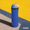 imageOwala FreeSip Insulated Stainless Steel Water Bottle with Straw BPAFree Sports Water Bottle Great for Travel 24 Oz Black CherryVery  Very Dark