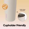 imageOwala FreeSip Sway Insulated Stainless Steel Water Bottle with TwoWay Spout BuiltIn Straw and Bucket Handle Made for Travel School and Sports 30oz BPA Free Leak Proof Off RoadDaybreak