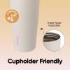 imageOwala FreeSip Sway Insulated Stainless Steel Water Bottle with TwoWay Spout BuiltIn Straw and Bucket Handle Made for Travel School and Sports 30oz BPA Free Leak Proof Off RoadDaybreak