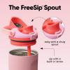 imageOwala FreeSip Sway Insulated Stainless Steel Water Bottle with TwoWay Spout BuiltIn Straw and Bucket Handle Made for Travel School and Sports 30oz BPA Free Leak Proof Off RoadAngel Food Cake