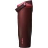 imageOwala FreeSip Sway Insulated Stainless Steel Water Bottle with TwoWay Spout BuiltIn Straw and Bucket Handle Made for Travel School and Sports 30oz BPA Free Leak Proof Off RoadBlack Cherry