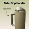 imageOwala FreeSip Tumbler Insulated Stainless Steel Water Bottle with Builtin Straw and Side Handle For Travel Work School and Sports 40oz BPA Free Leak Proof Off RoadOff Road
