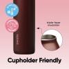 imageOwala FreeSip Twist Insulated Stainless Steel Water Bottle with Straw for Sports and Travel BPAFree 24oz Black CherryBlack Cherry