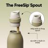 imageOwala FreeSip Twist Insulated Stainless Steel Water Bottle with Straw for Sports and Travel BPAFree 24oz Black CherryOff Road