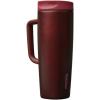 imageOwala SmoothSip Slider Stainless Steel Insulated Travel Mug with handle 100 Leak Proof For Hot and Cold Drinks Travel Friendly with Sliding Lock Lid 12oz BPA Free Leak Proof Black CherryBlack Cherry