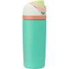 imageOwala FreeSip Insulated Stainless Steel Water Bottle with Straw BPAFree Sports Water Bottle Great for Travel 24 Oz Black CherryCrazy Chameleon